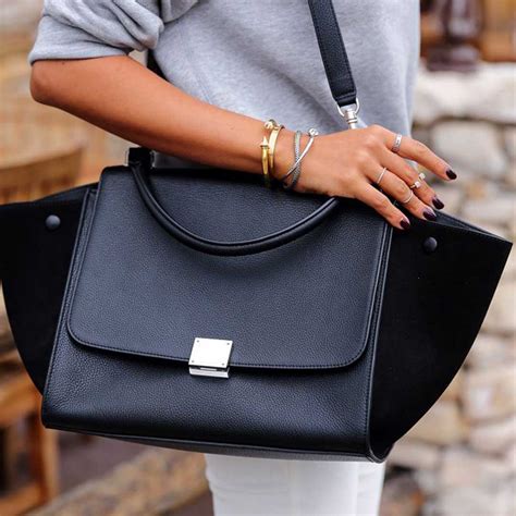 celine trapeze bag white|Celine tote bag buy online.